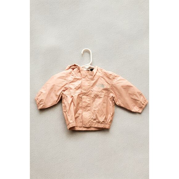 The North Face Infant Shell Jacket – Blush Pink Windbreaker Hooded 0-3 M - Picture 1 of 3
